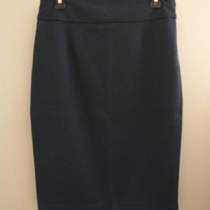 Navy blue pencil skirt, size 8